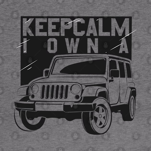 Jeep Keep Calm by Cika Ciki